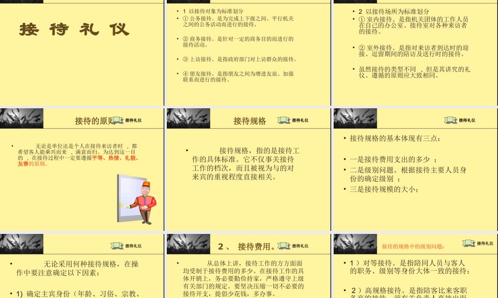 拜访、接待礼仪