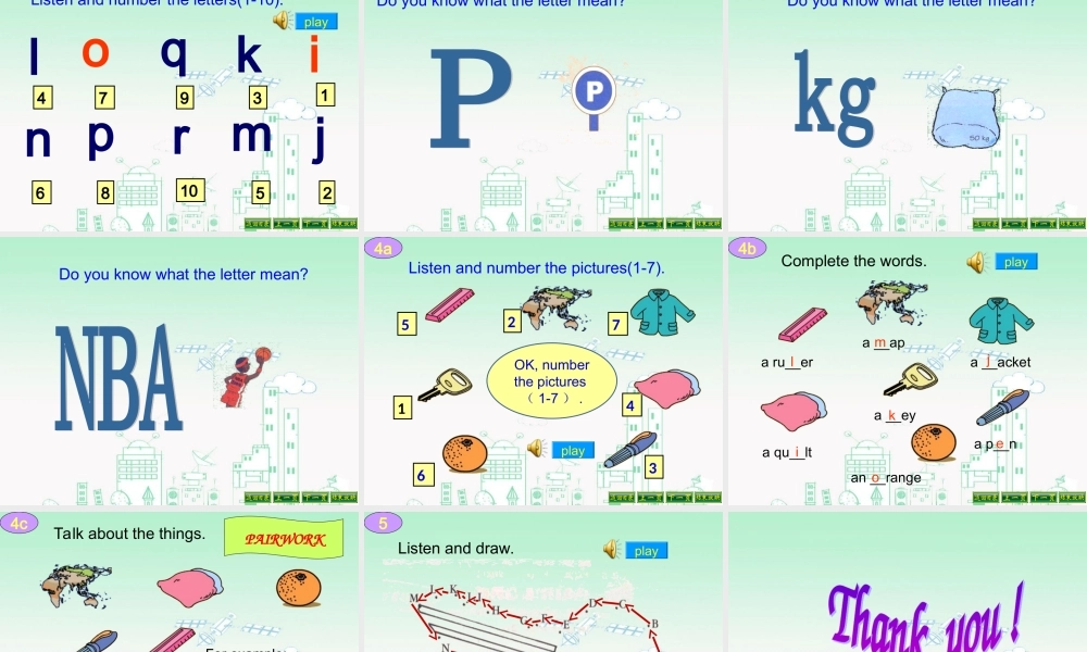 七年级英语预备第二单元