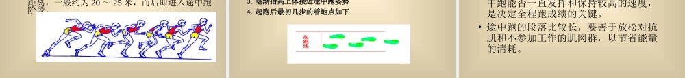 短距离跑技术简介