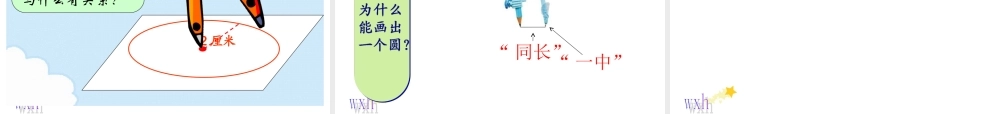 人教新课标数学六年级上册《圆的认识》课件之一