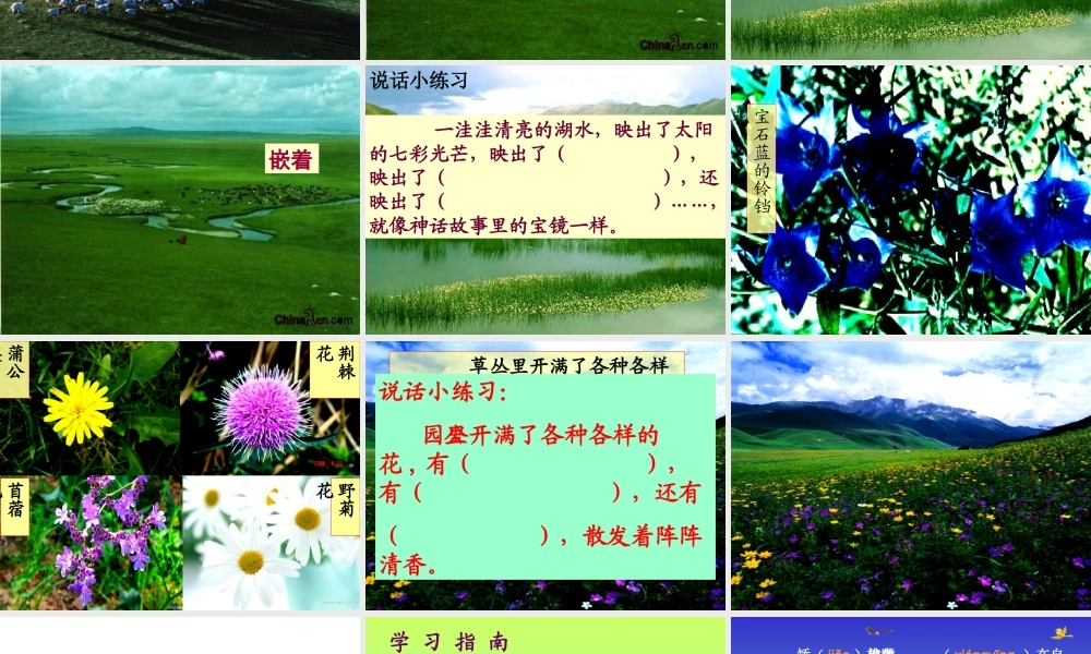 三年级上册锡林郭勒大草原课件