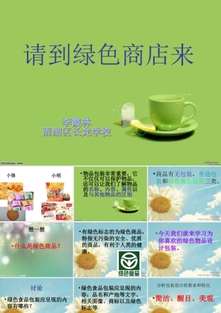 请到绿色商店来六年级下册