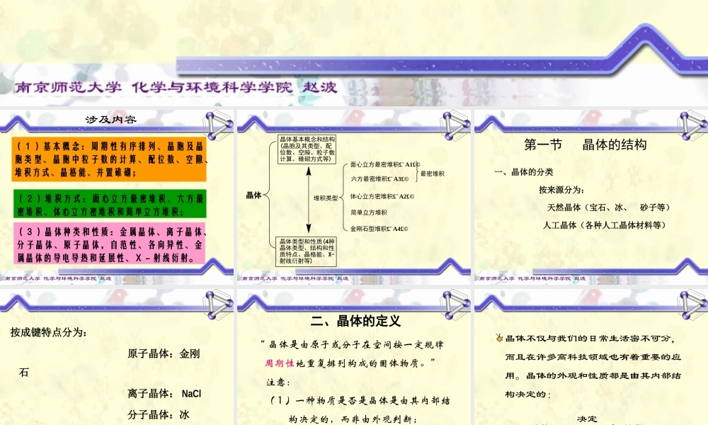化学竞赛_晶体结构课件