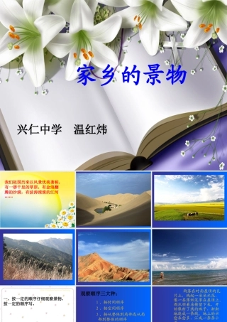 三年级语文园地一习作《家乡的景物》