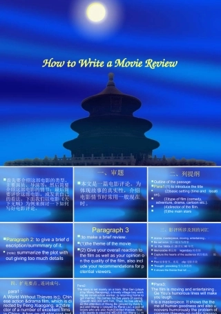 How_to_Write_a_Movie_Review怎样写英文影评