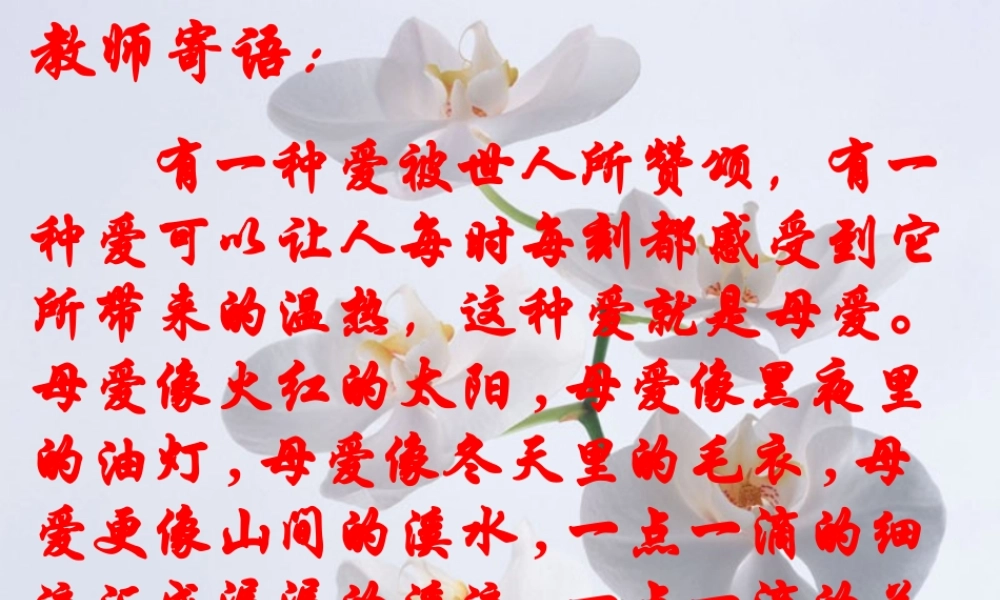 冰心荷叶母亲课件