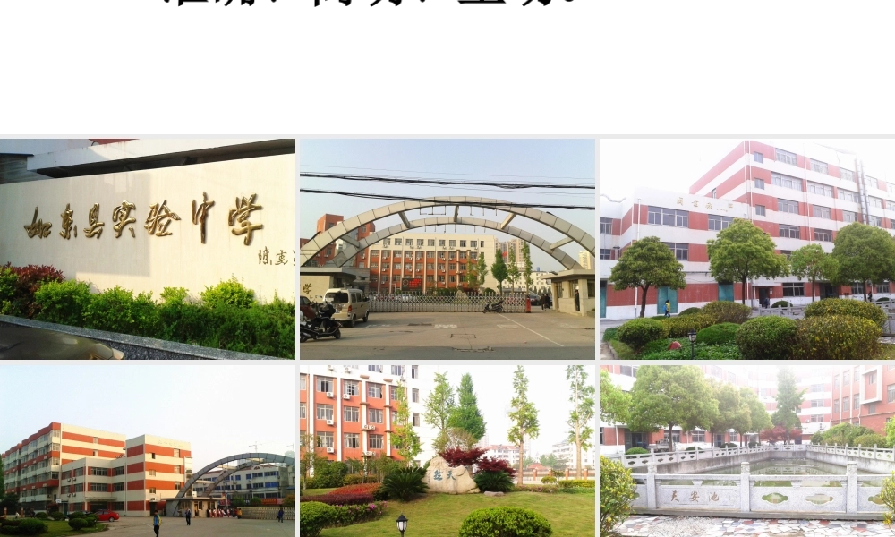 作文：我们的学校