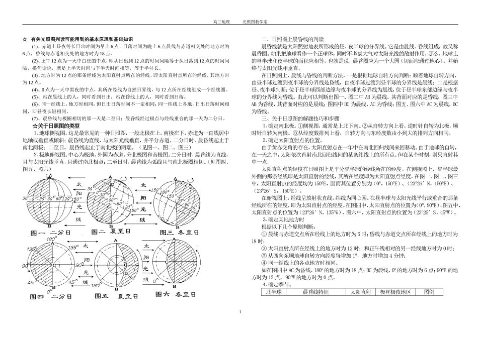 光照图知识点总结_第1页