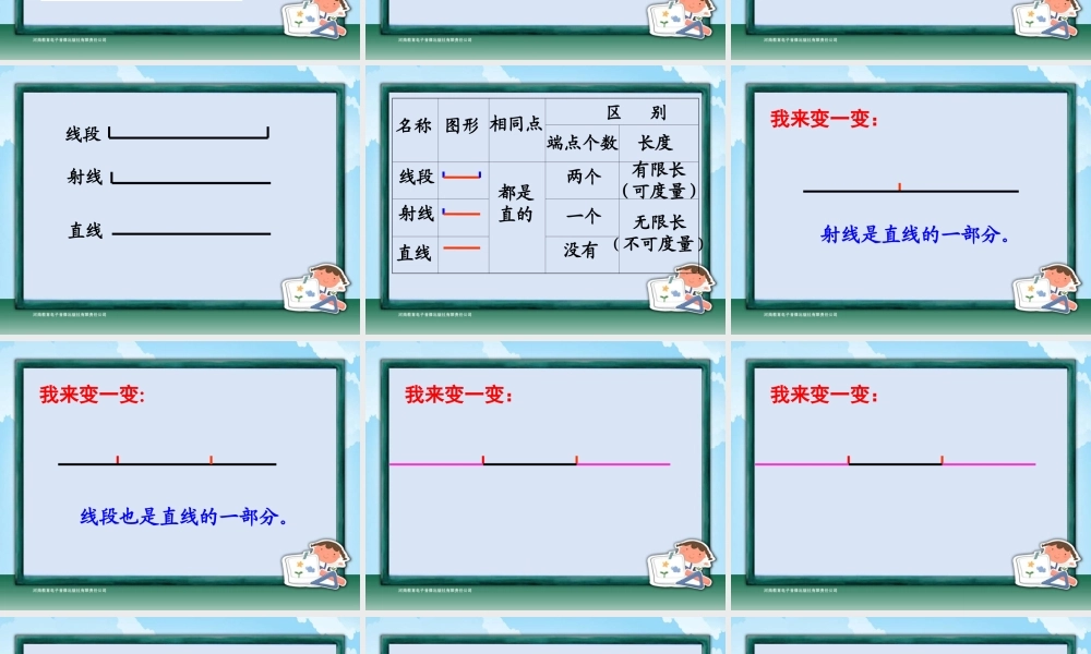 四年级-第二单元-直线射线和角