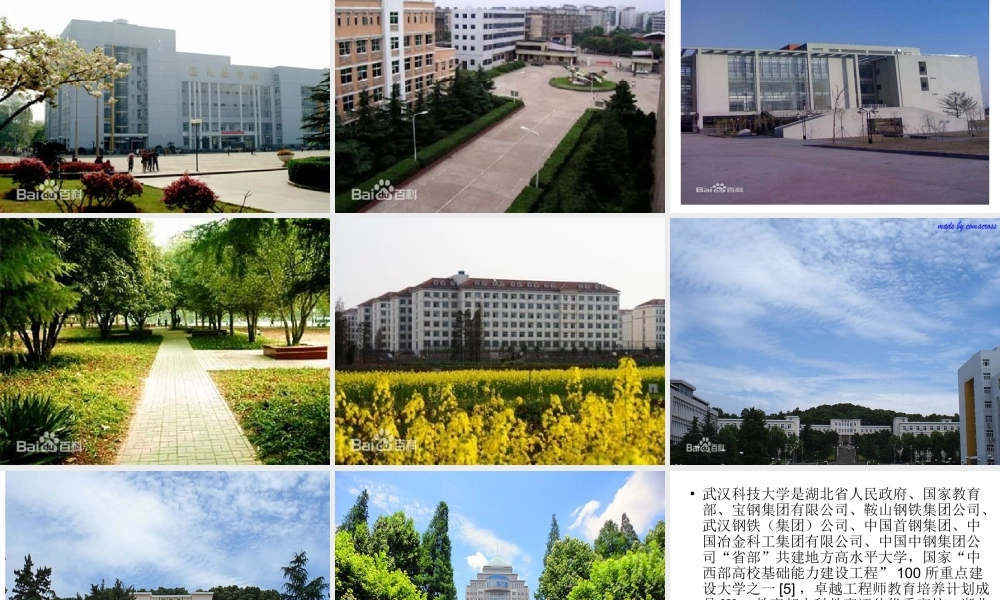 大学介绍三MicrosoftPowerPoint演示文稿