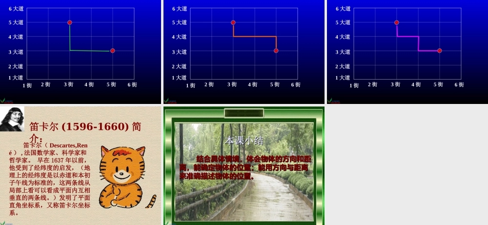 西师大版数学六年级上册《物体位置的确定》PPT课件