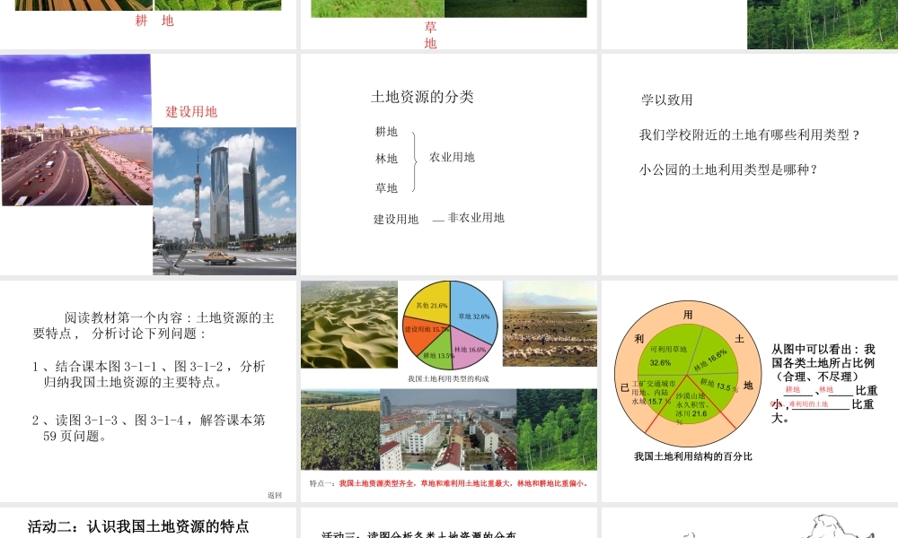 第三章第一节合理利用土地资源课件