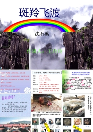 公开课斑羚飞渡