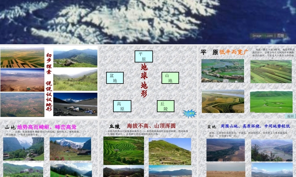 地球的表面PPT课件