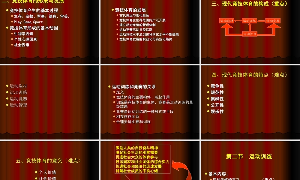 分享一个田麦久教授的_运动训练学