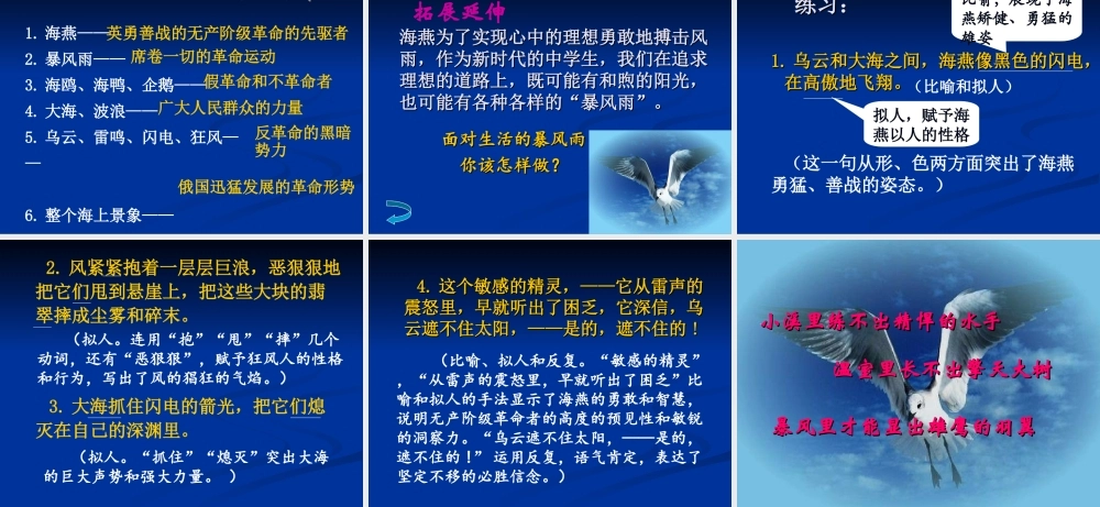 高尔基《海燕》