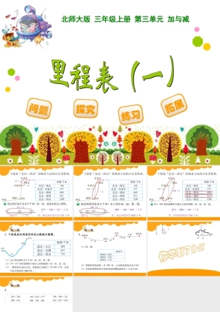 里程表（一）