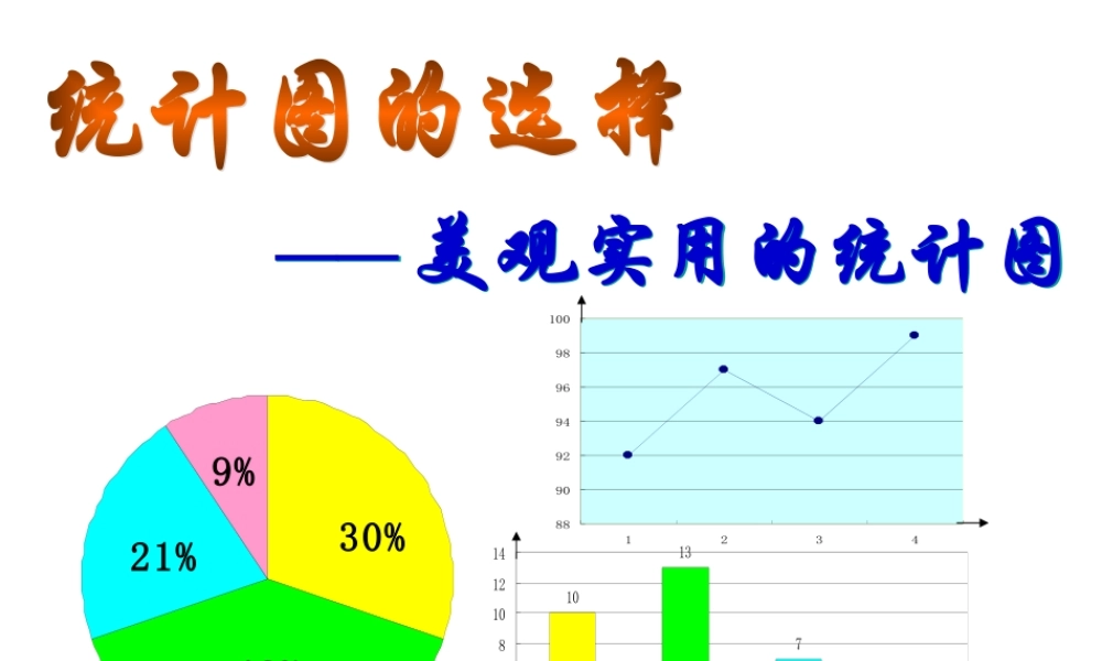 统计图的选择课件