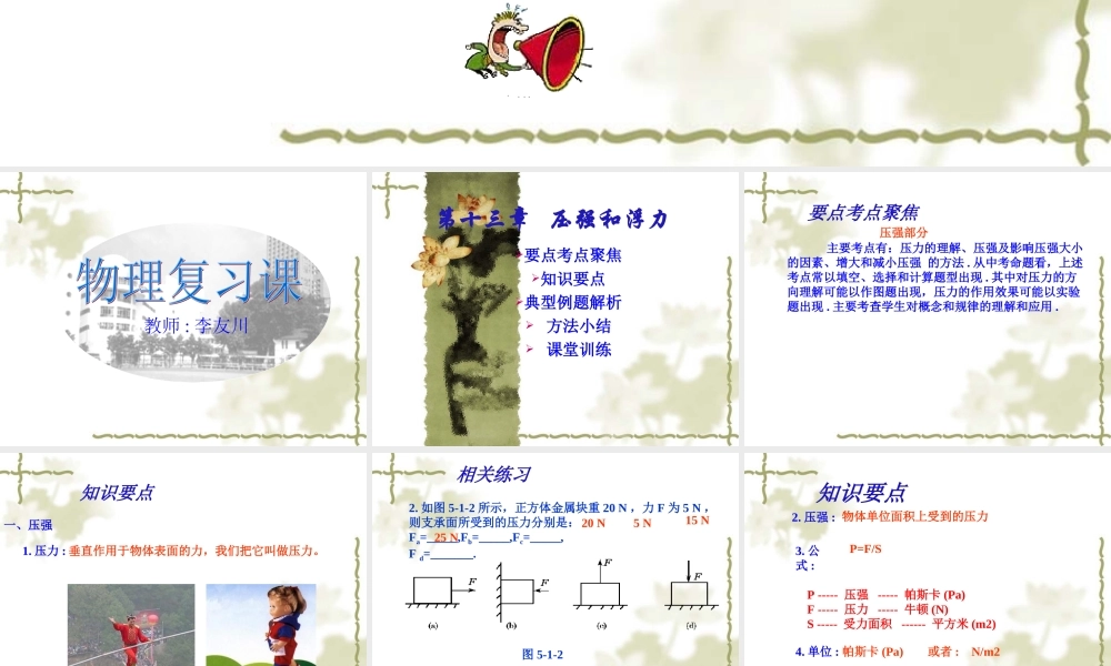 压强复习公开课