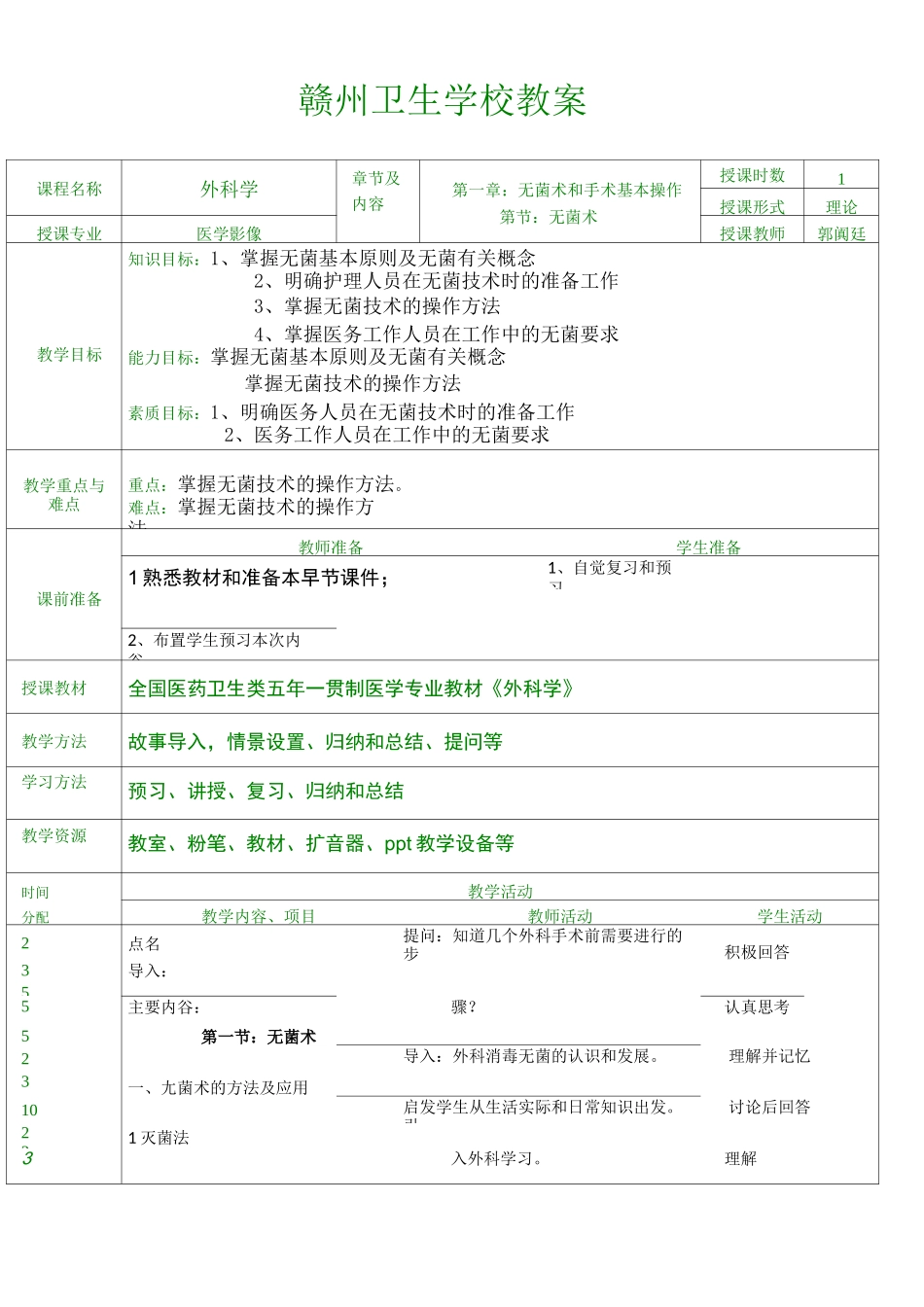 无菌术和手术基本操作_第1页