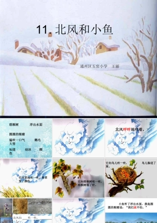 北风和小鱼-王丽