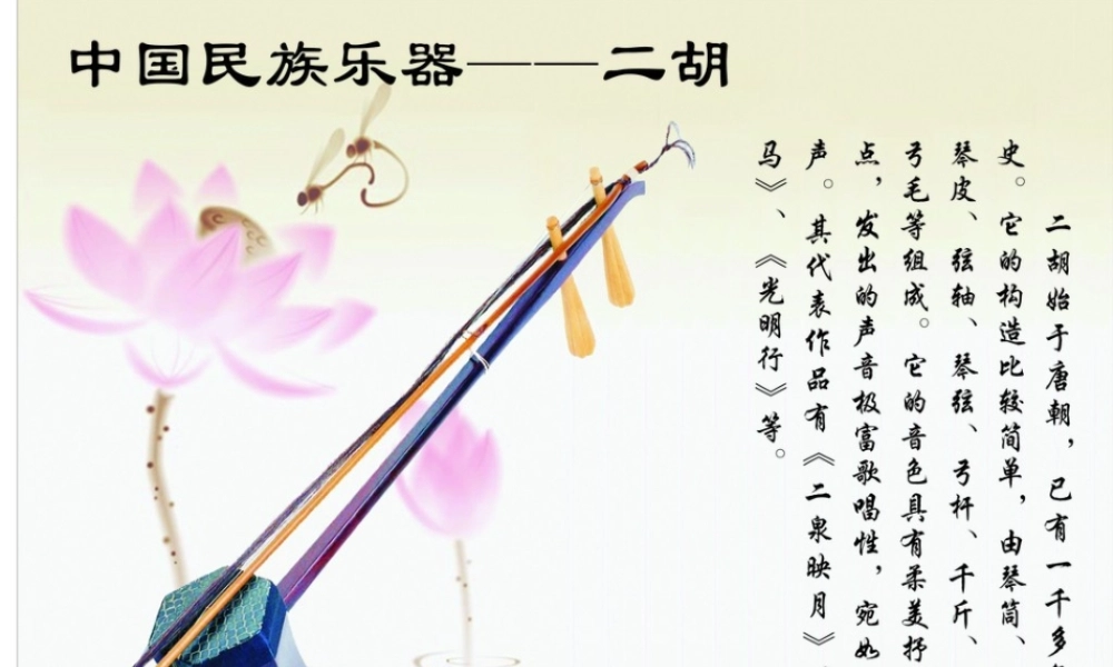 《二胡》课件