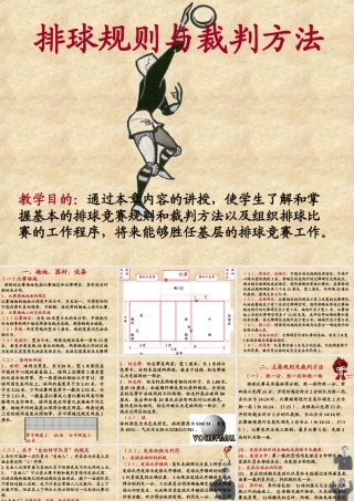 排球裁判规则