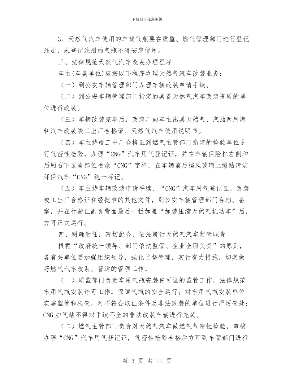 天然气汽车改装企业发展意见与天猫售后客服工作总结汇编_第3页