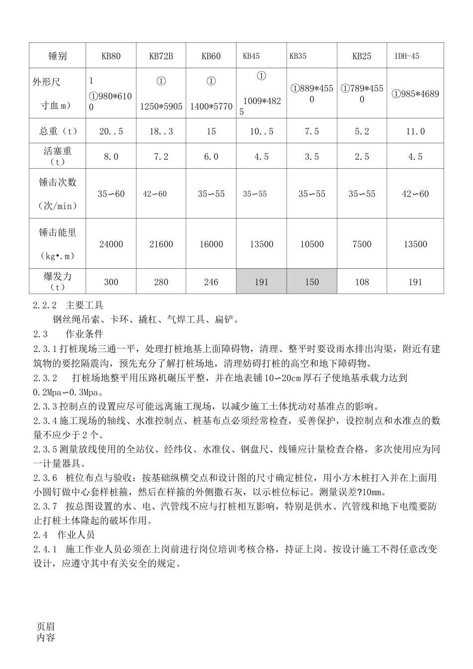 钢管桩现场施工规范_第2页