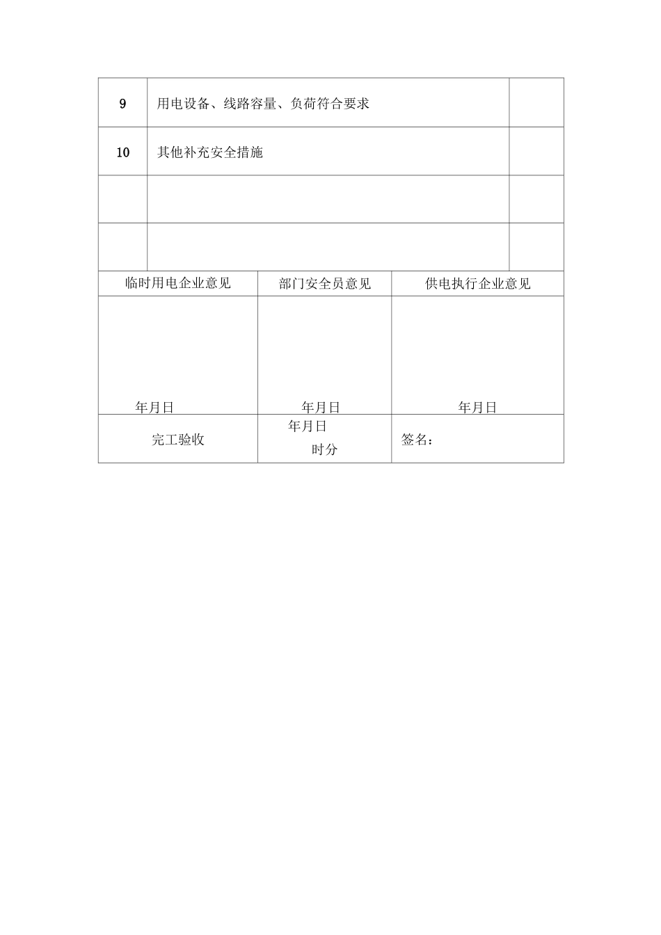 危险作业申请表_第3页