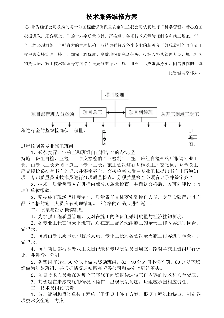 技术服务维修方案_第2页