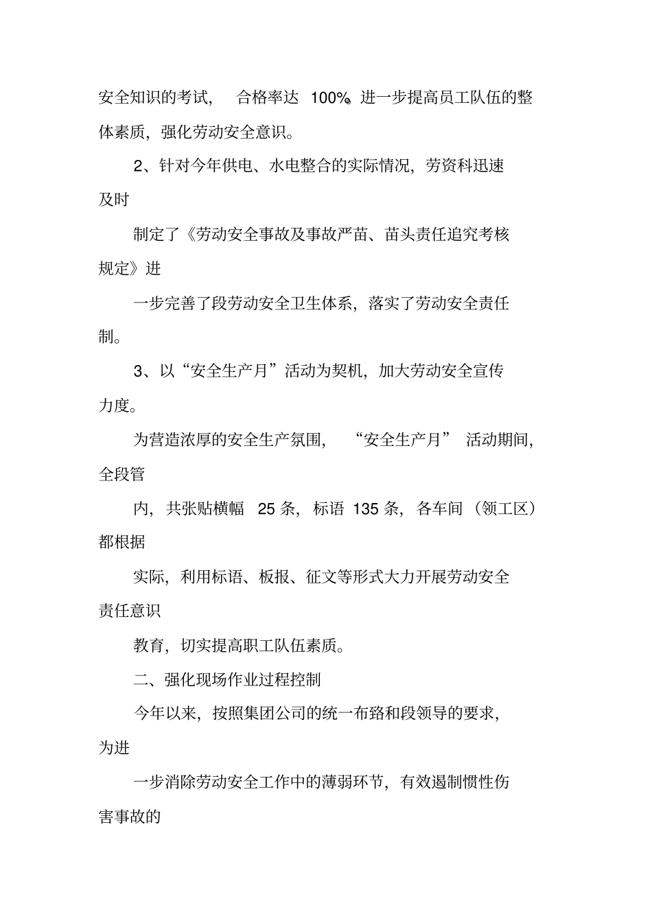 劳动安全工作总结_第2页