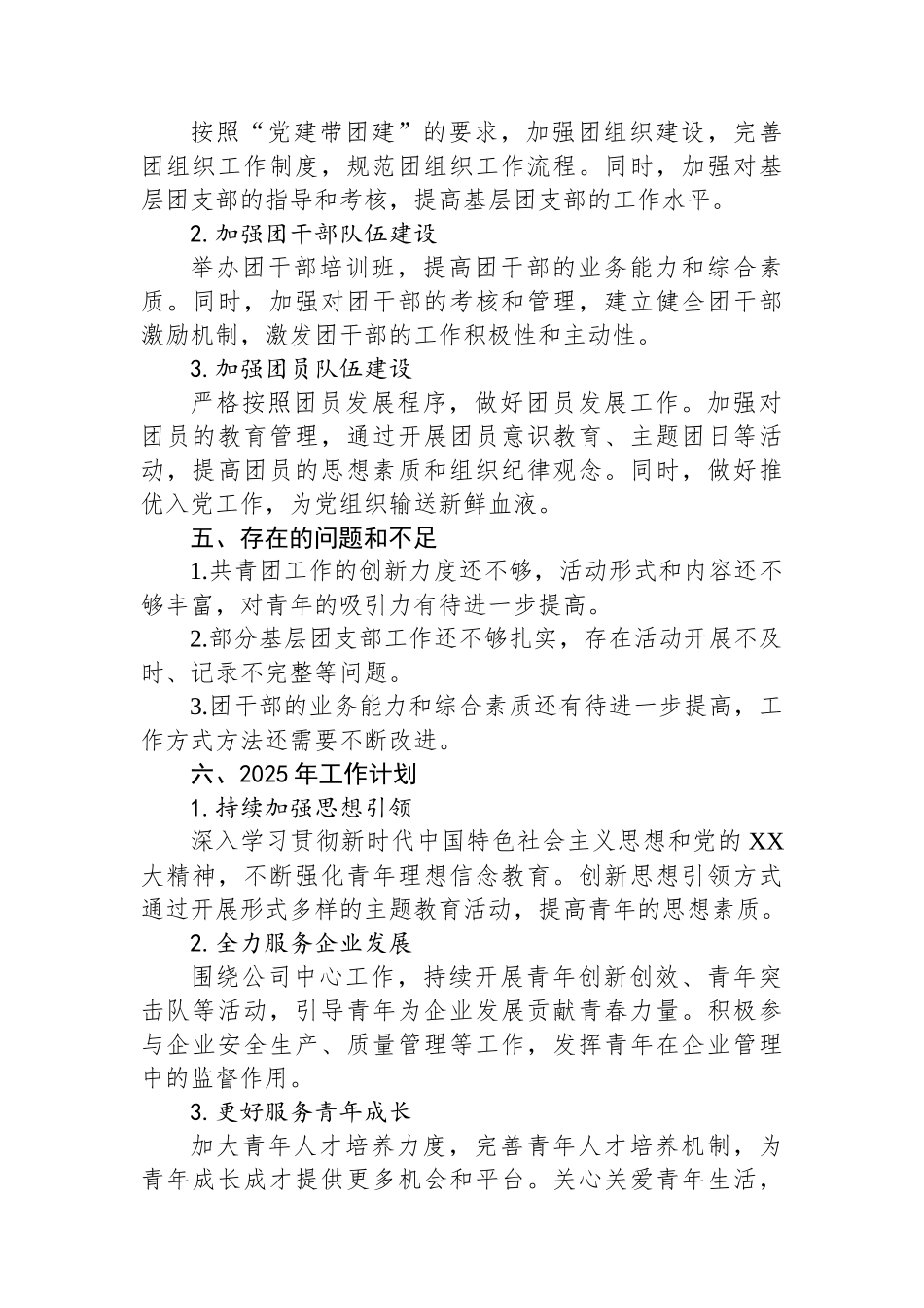 国企、集团公司共青团工作2024年总结报告_第3页