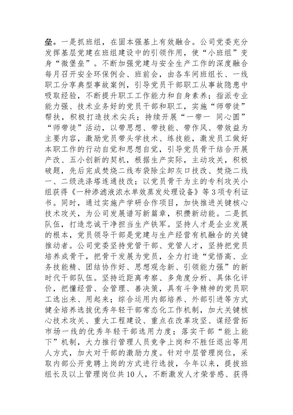 国企2024年上半年全面从严治党工作总结：坚持党建引领，推动企业高质量发展_第3页