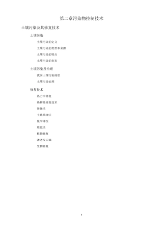 土壤污染及其修复技术模板