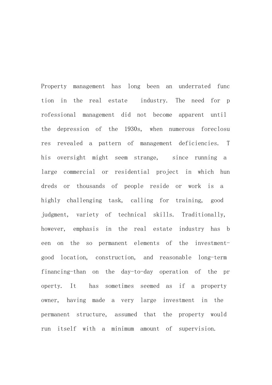 物业管理英语培训教材(英文版)_第2页