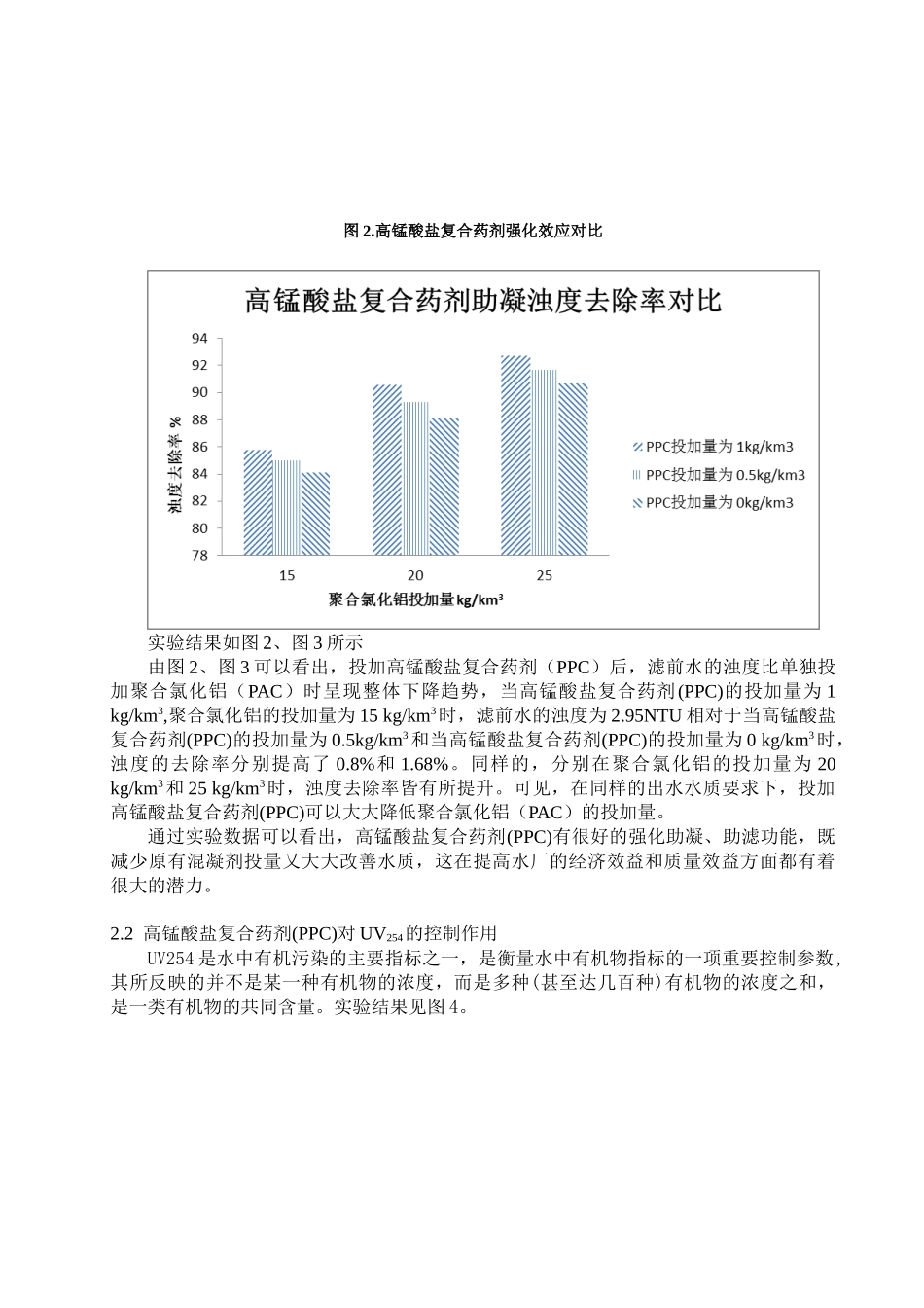 三地_水质科_高锰酸盐复合药剂处理千亩荡水源水的研究_第3页