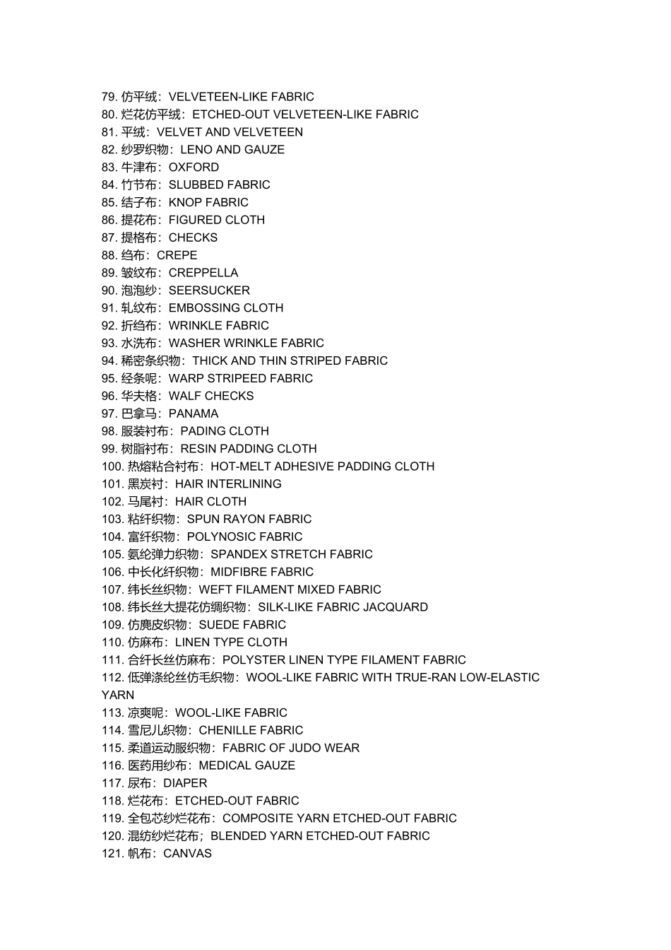 有关纺织面料的英语参考_第3页