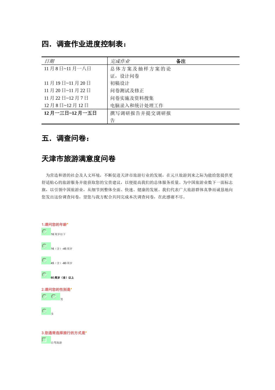 关于天津旅游满意度的调研报告_第2页