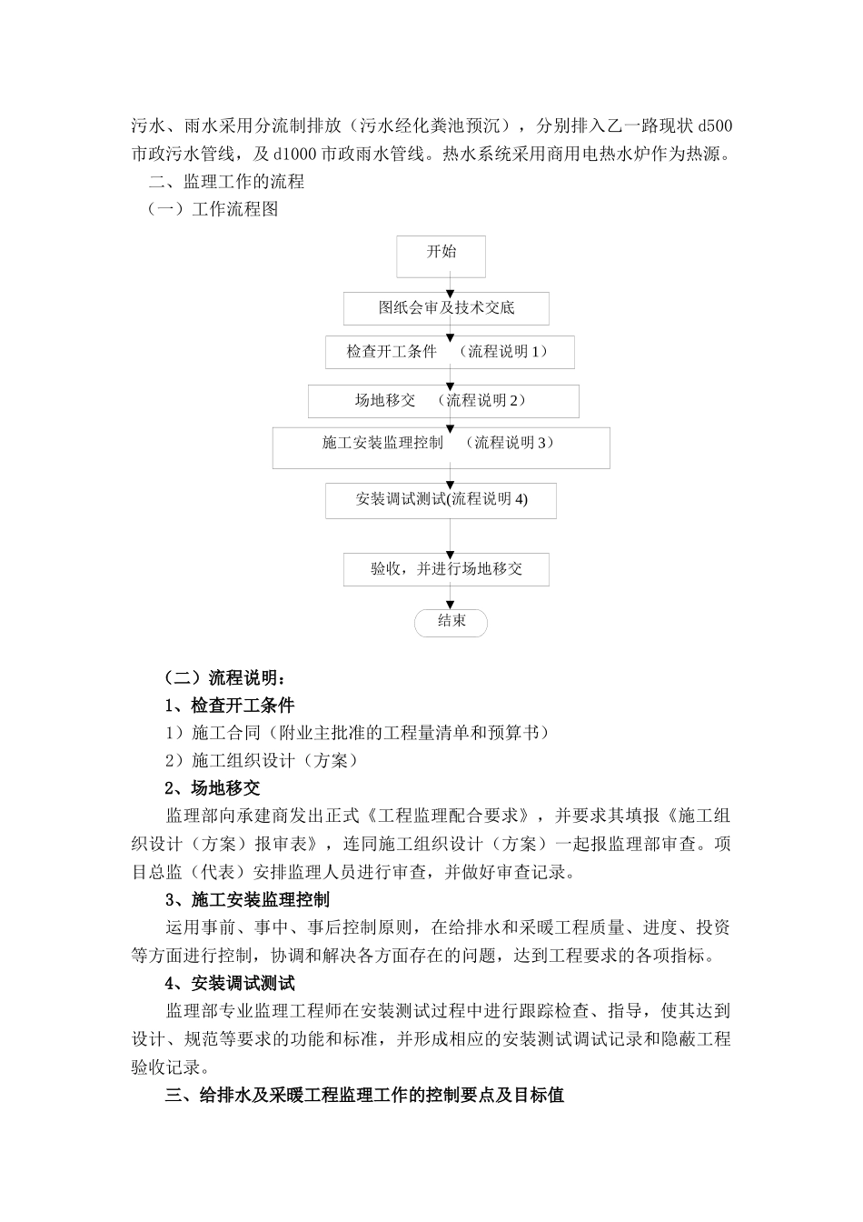 给排水及暖通工程监理实施细则_第3页