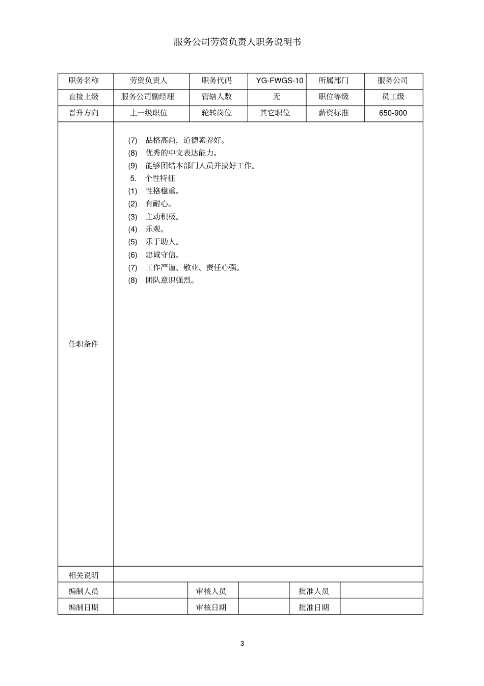 劳资负责人岗位职责_第3页