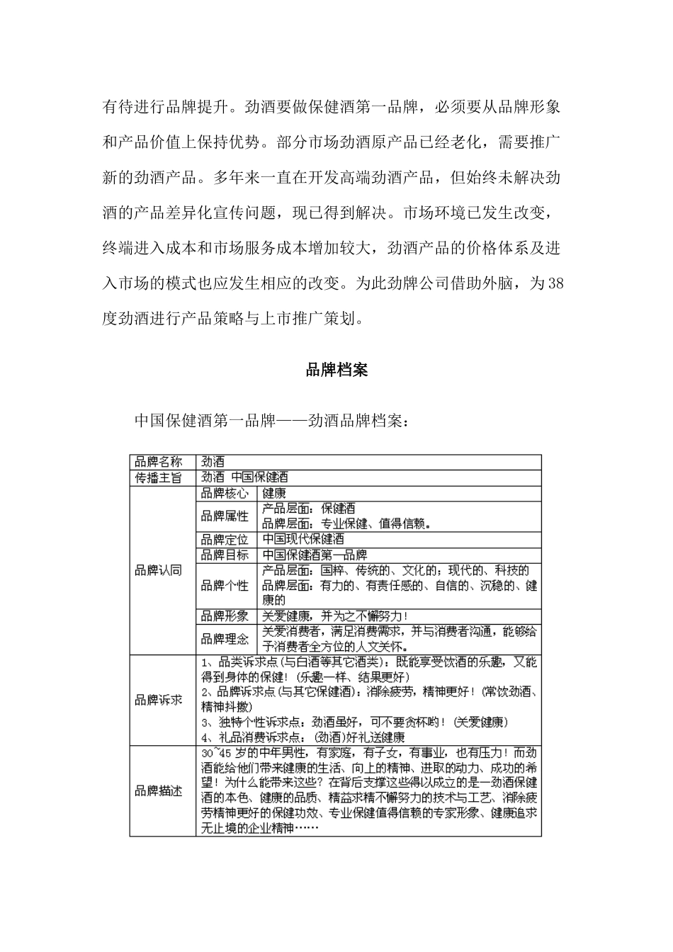 38度劲酒产品策略与推广纪实_第2页