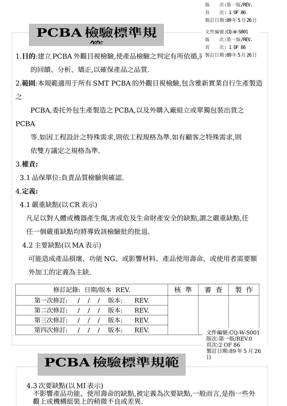 PCBA检验标准_第1页