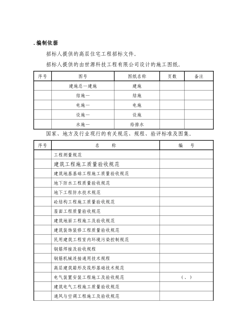 某高层住宅施工组织设计方案_第1页