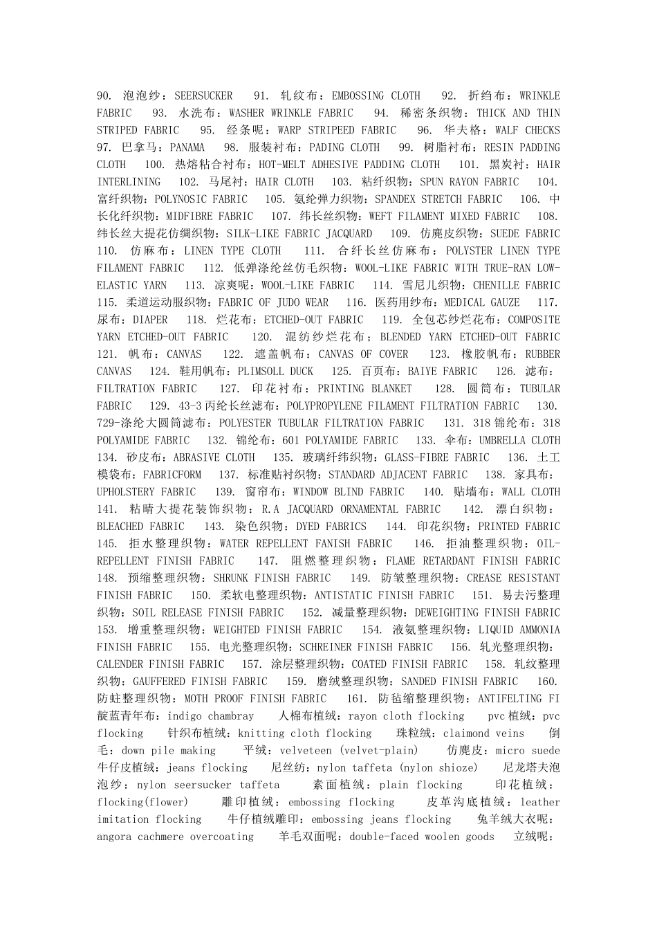 纺织面料英语词汇2421420491_第2页