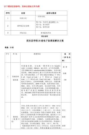 肥东县学校20座电子备课室解决方案_4