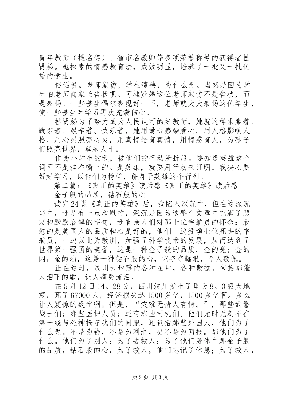 《城市英雄》读后感(精选多篇)_第2页