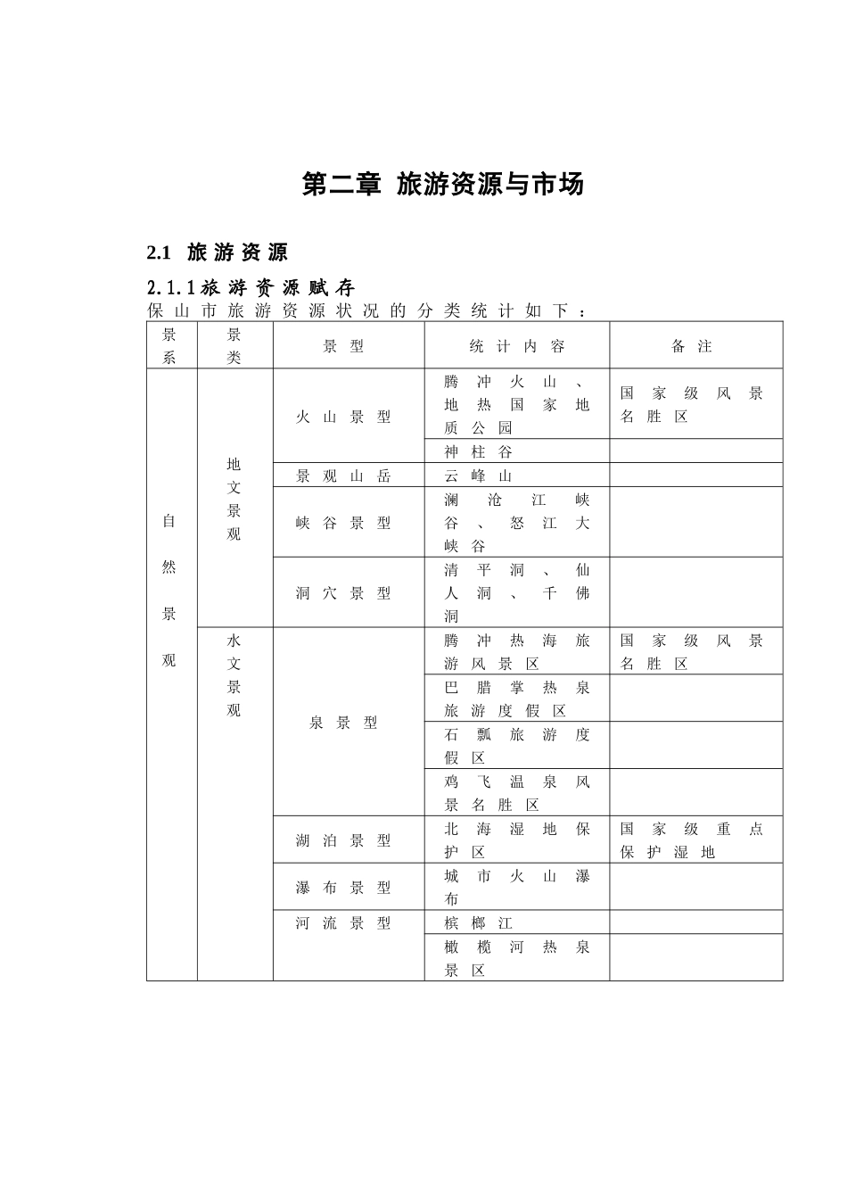 保山旅游发展总体规划_第3页