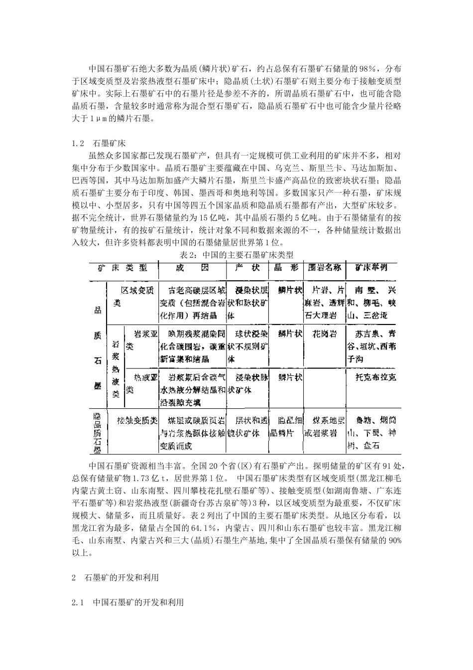 石墨选矿和石墨的深加工-卢先春_第3页