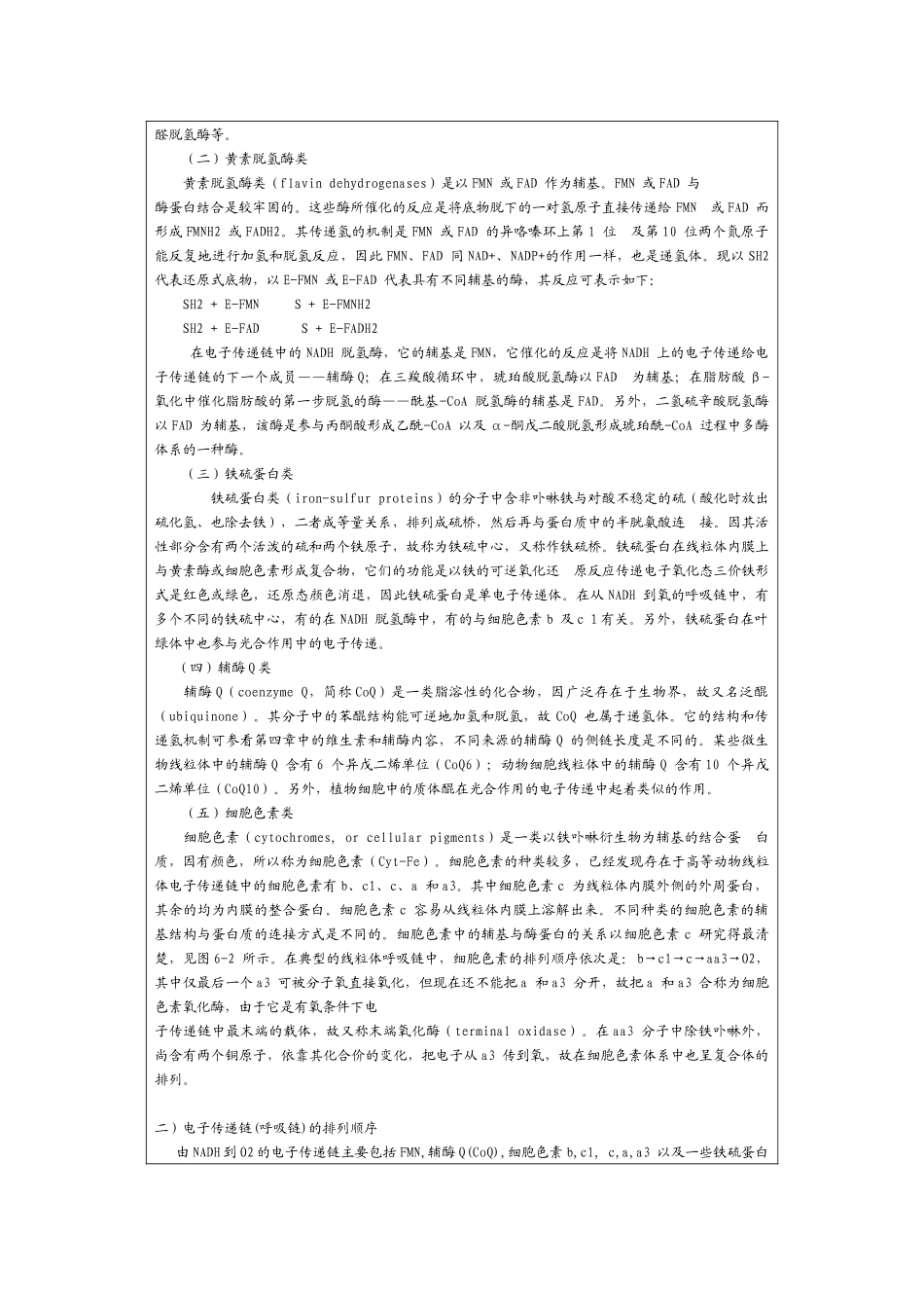 时间月日星期课题第6章62电子传递链(呼吸链)_第2页